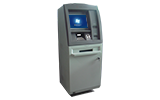 A11 is a touchscreen banking kiosk with NFC card reader, EPP, bank credit debit card reader, bank passbook printer and industrial computer