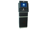 A15 is an invoicing touchscreen payment kiosk with cash acceptor, credit and debit card reader, thermal printer, invoice printer and metal EPP
