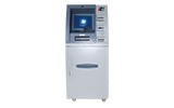 A4 bank printing touchscreen kiosk with invoice printer and passbook printer