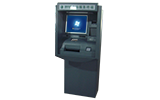 AW31 is a outdoor water resistance ATM-style wall through bank touchscreen kiosk with bank passbook printer