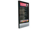 D57 floor mount touchscreen digital signages
