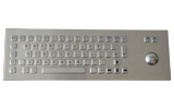 MDT2684 416.0mm x 145.0mm x 46.0mm desktop metal keyboard with trackball