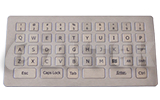 MKB2210 190mm*98mm flat key stainless steel industrial metal keyboard
