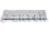 MKBN2653 320.0mm x 105.0mm industrial stainless steel metal keyboard with key pad