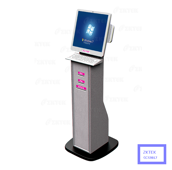 T15 touchscreen freestanding kiosk