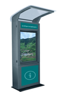 W3 outdoor multitouch touchscreen digital signage