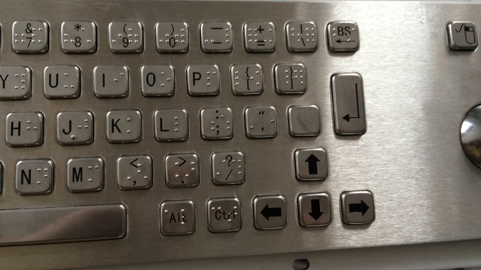 What is a Braille keyboard?