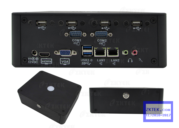 B566 fanless box IPC with C1037