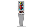 DD76 floor mount touchscreen digital signages