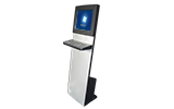 K1 internet kiosk with metal keyboard