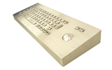 MDT2662 416.0mm x 145.0mm x 46.0mm desktop metal keyboard for kiosk and industrial computer