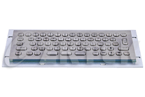 MKB2301 230.0mm x 87.0mm round key industrial metal keyboard