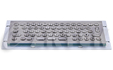 MKB2301 230.0mm x 87.0mm round key industrial metal keyboard