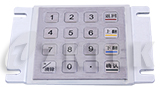 MKP2088 87.5 mm x 91.5 mm industrial stainless steel metal keypad