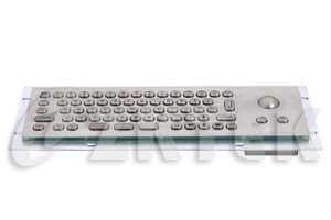 MKT2302 293mm x 87mm metal keyboard for touchscreen kiosk machine