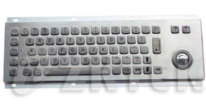 MKT2631 Compact Metal Keyboard with Trackball