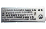 MKT2631 Compact Metal Keyboard with Trackball