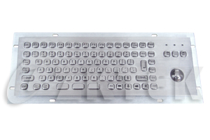 MKTF2655 300.0mm*103.0mm metal keyboard for kiosk with F1~F12 function keys