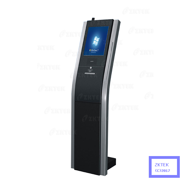 Q3 visitor management touchscreen kiosk