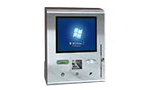 SJ10 wall mounted stainless steel payment and billing kiosk