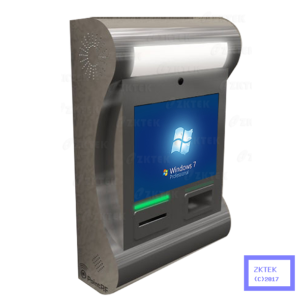 SJ11 wall mounted stainless steel payment and billing kiosk