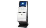 T11 touchscreen payment and vistor management kiosk