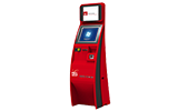 TD6 dual screen visitor self service kiosk