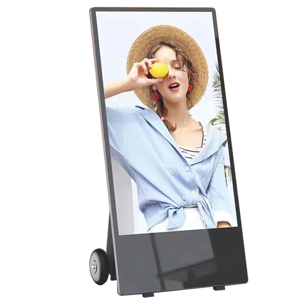 Battery-powered outdoor portable digital LED sign